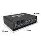 RIWORAL Q-24 Professional High-Fidelity Audio Interface 24bit/192KHz Q24 Small External Sound Card