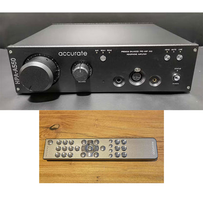 HPA-A550 Fully Balanced Headphone Amplifier 2x25VA Transformer for TALEMA Preamplifier with Remote Control 115V/230V