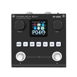 M-VAVE ANNBLACK BOX Amp Modeler Effects Processor w/ 1.54&quot; Color Screen for Guitar Bass &amp; Recording