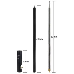 MX-GP1 Portable Shortwave Antenna 100W Outdoor High Efficiency GP Antenna for 20M-6M Band Tuning