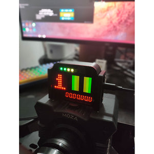 Racing Hub RH-0008 Dashboard Dash Display Desktop Clock w/ 1.8-Inch Screen for Most Sim Racing Games