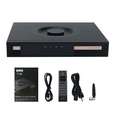 SMSL T2 MQA CD Player HD Digital DSD Audio Decoder Fast Response Servo System DAC Support Clock Input/Output