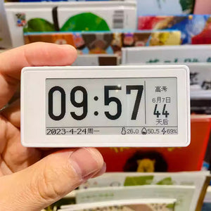 White Lightweight Mini Reader Type-C Charging 3D-Printed E-book Reader 2.9-inch 296x128 Ink Screen with 32G Memory Card