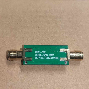 BPF-SW 0.5M-30M Bandpass Filter High Quality RF Accessory Shortwave Filter with SMA Connector