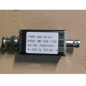 50ohms to 70ohms Impedance Converter High Quality RF Accessory with BNC Connector for 10M Sine Wave