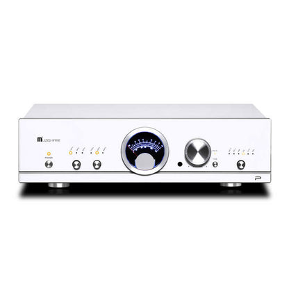 MUZISHARE R90 Electronic Tube Preamplifier HiFi Power Amplifier with VU Meter Support Frequency Adjustment