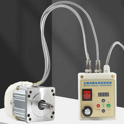 220V 750W 6500RPM Permanent Magnet Brushless Motor (Saw Blade Shaft) + Servo Motor Controller