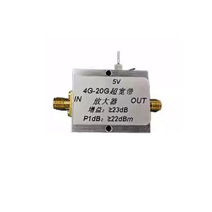 4G-22G Ultra-Wideband High Gain RF Power Amplifier RF Power Amp Module w/ Gain ≥23dB &amp; P1dB=23dBm