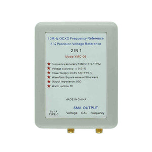 YMC-06 2-in-1 10MHz OCXO Frequency Reference &amp; 5 ½ Precision Voltage Reference (Square Wave)