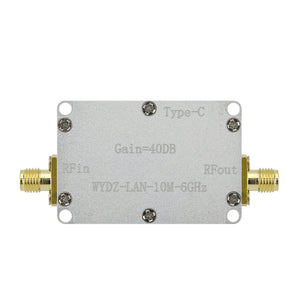WYDZ-LAN-10M-6GHz 40DB Gain Broadband Amplifier Broadband RF Amplifier Module with High Flatness