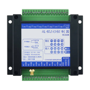 RC608-WiFi Wireless IO Module (RS485 Interface + Wifi 100m/328.1ft Range) Boasts 8 Inputs 8 Outputs