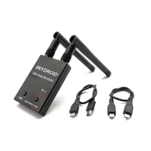 Skydroid 150CH 5.8G OTG Receiver 5.8G UVC Receiver with Dual Black Antennas for Android Smartphone