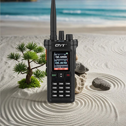 QYT KT-10R Outdoor 10W High Power Walkie Talkie Full Band Wireless FM Handheld Radio Type-C Charging