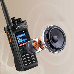 QYT KT-10R Outdoor 10W High Power Walkie Talkie Full Band Wireless FM Handheld Radio Type-C Charging