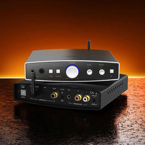 SHANLING Black EH2 Desktop Audio Decoder 24Bit R2R DAC BD139+BD140 Triode Amplification 4.4mm/6.35mm Headphone Amplifier