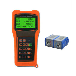 TUF-2000H Portable Handheld Smart Ultrasonic Liquid Flow Meter with TS-2 Small Probe DN15-100mm Caliber