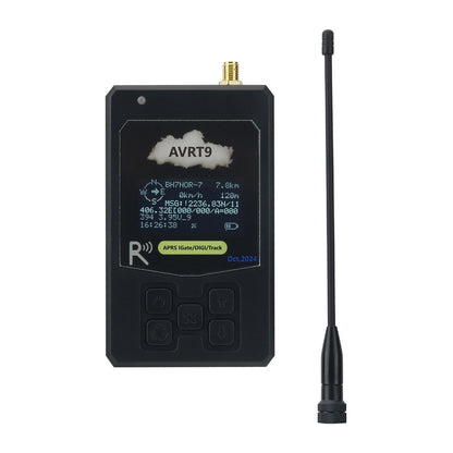 AVRT9 VHF Portable APRS Unit Support for APRS Track/Digi (Router)/iGate (Gateway) Built-in OLED Display