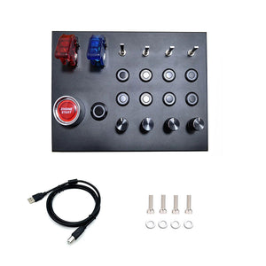 Multifunctional Central Control Box PC Racing Game Simulator Control for Fanatec Thrustmaster Logitech