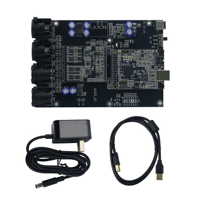 USB Sound Card ES9822 ADC + ES9018 DAC 2-Channel Acquisition Card Support for WASAPI and ASIO Drive
