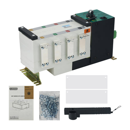 250A 4P Diesel Generator Set ATS Controller Automatic Transfer Switch Intelligent Dual Power Supply