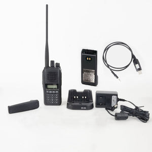 IC-T10 5W 5KM Walkie Talkie Dual Band Transceiver Waterproof VHF UHF Radio with Programming Cable