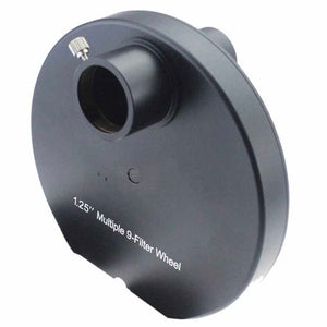 1.25&quot; Multiple 9-Filter Wheel Manual Filter Wheel for CCD Monochrome Cooled Cameras &amp; Telescopes