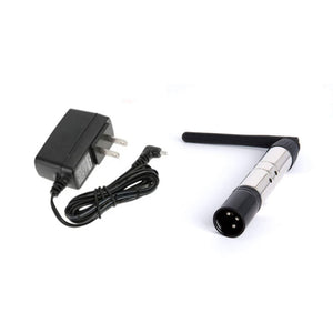 2.4G Wireless DMX512 Transmitter w/ 3-pin Male Port (1TX + US Power Adapter) for Speed &amp; PAR Lights