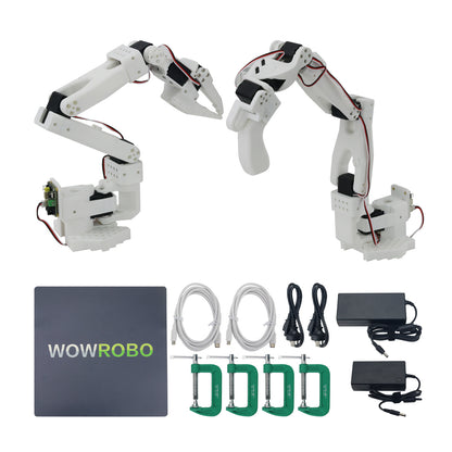 SO-100/LeRobot Assembled 12DOF Robotic Arm Two Mechanical Arms for Embodied Intelligent Robot
