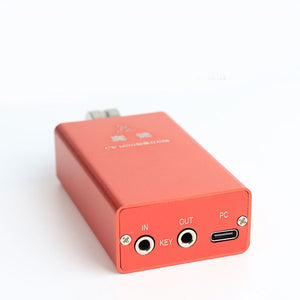 Portable CW Mini Touch Automatic CW key for emote Radio Station Sidetone Shortwave CW Key Practice