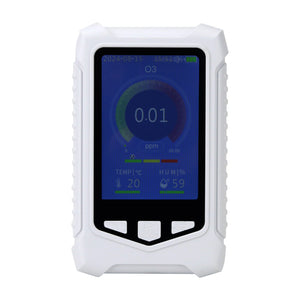 Handheld 0-50PPM Air Quality Monitor Ozone Meter w/ 3.5&quot; Screen for O3 AQI Temperature and Humidity