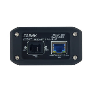 ZSENK 1000M/100M Automotive Ethernet Media Converter (with TE2304372 Connector for TE MATEnet)