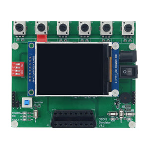 OBD II Simulator ECU Simulator w/ 2.4" TFT Screen (Values Change Automatically &amp; for J1939 Protocol)