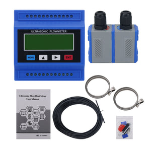TUF-2000M-TS-2 Standard Modular Ultrasonic Liquid Flow Meter -30℃~90℃ with DN25-100mm Caliber Transducer