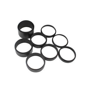 8PCS 3/5/7/10/12/15/20/30MM Focal Length Extension Ring Kit M48x0.75mm Astronomical Telescope Accessory