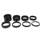 8PCS 3/5/7/10/12/15/20/30MM Focal Length Extension Ring Kit M48x0.75mm Astronomical Telescope Accessory