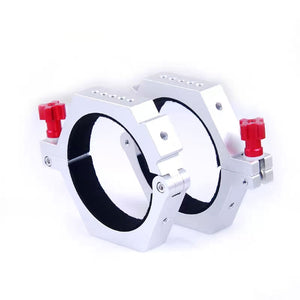 Pair of S8233 114mm Astronomical Telescope Tube Ring Hoop CNC Processing for TAKAHASHI FSQ106 TSA102 Askar107PH