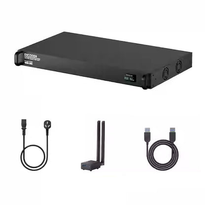 ENC8-1U HD 8-Channel 3531D HDMI-compatible Encoder 100-240V Low Delay Video Decoder Support 1080P60 with WiFi6 Module