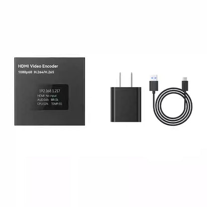 MiniENC1 HDMI-compatible Encoder Portable Streaming HD 1080P60 H.264/H.265 Video Encoder Acquisition