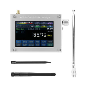 HAMGEEK ATS-Decoder Mega SDR Radio AM FM SYNC SSB CW DIGI Receiver Upgraded Version of ATS25 max-Decoder w/ 4&quot; Color Screen
