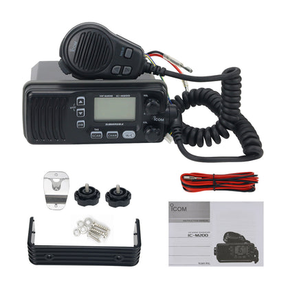 IC-M200 Mobile Radio Waterproof VHF Marine Radio Submersible Car Radio Station 25W For ICOM