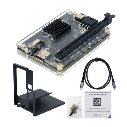 Cmini High Speed GPU Expansion Dock JHL7440 High Power Graphics Card Expansion Dock with ATX Bracket + 100cm Thunderbolt4 Cable