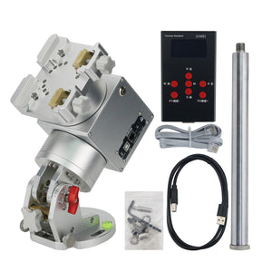 JUWEI-17 Harmonic Equatorial Mount (Silver with Wide Dovetail Groove) + Wired Hand Controller