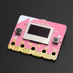 Matrix:bit V2.0 Development Board Programming Control Board (Pink with Type-C Port) + Data Cable