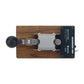 Black Walnut Base Version Automatic/Manual Morse Code Telegraph Key Mini CW Key for Learning and Training