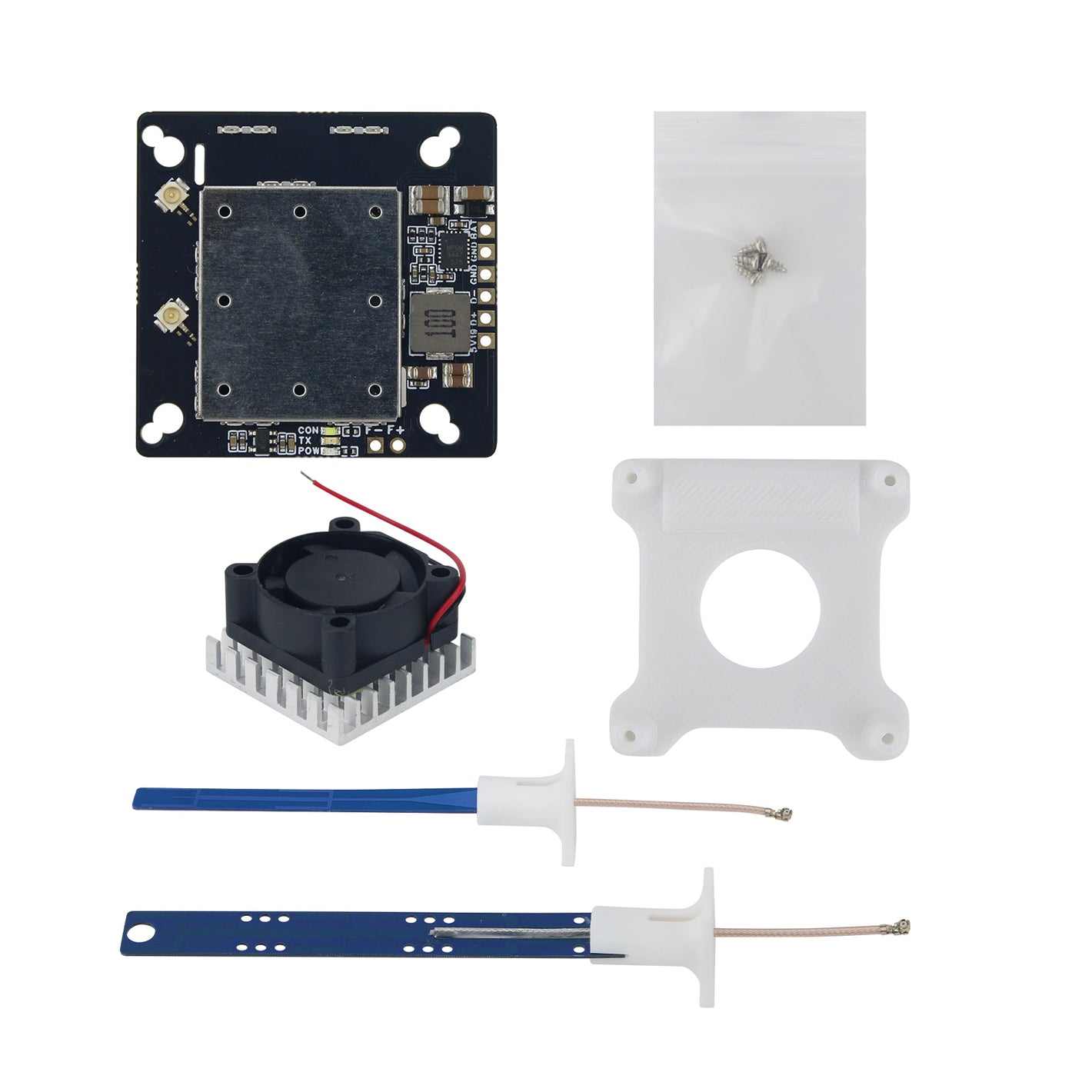 AC180 Network Card 2W New Version RTL8812AU for Raspberry Pi Graph Transmission 1000mw with a 5db and a 7.5zdb Antenna