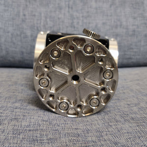 Astronomical Telescope 3-inch Multifunctional Equatorial Mount Dual-arm Heavy-duty Design for Binocular Telescope