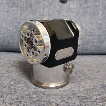 Astronomical Telescope 3-inch Equatorial Mount + 20mm Counterweight Rod Dual-arm Heavy-duty Design for Binocular Telescope