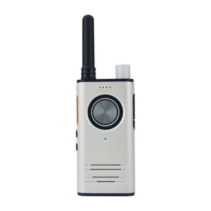 Pair of White M11 430-440MHz Ultra-thin Handheld Walkie Talkie Type-C Charging Support APP Frequency Writing for Mijia