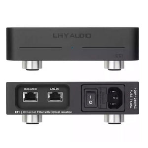 Black EFI HiFi Audio Photoelectric Isolator Ethernet Signal Noise Purifier Linear Power Supply Filter