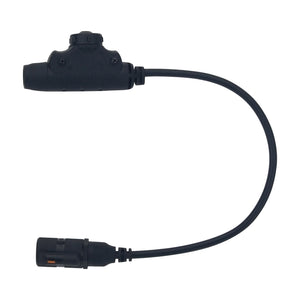 Short Cable Version Replica TEA U94V2 PTT 6Pin Soft Rubber Waterproof Interface Push to Talk